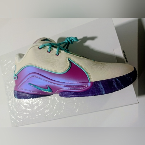 Nike Lebron XXII Basketball Men's Sneakers Soft Pearl Turquouise - Picture 3 of 12